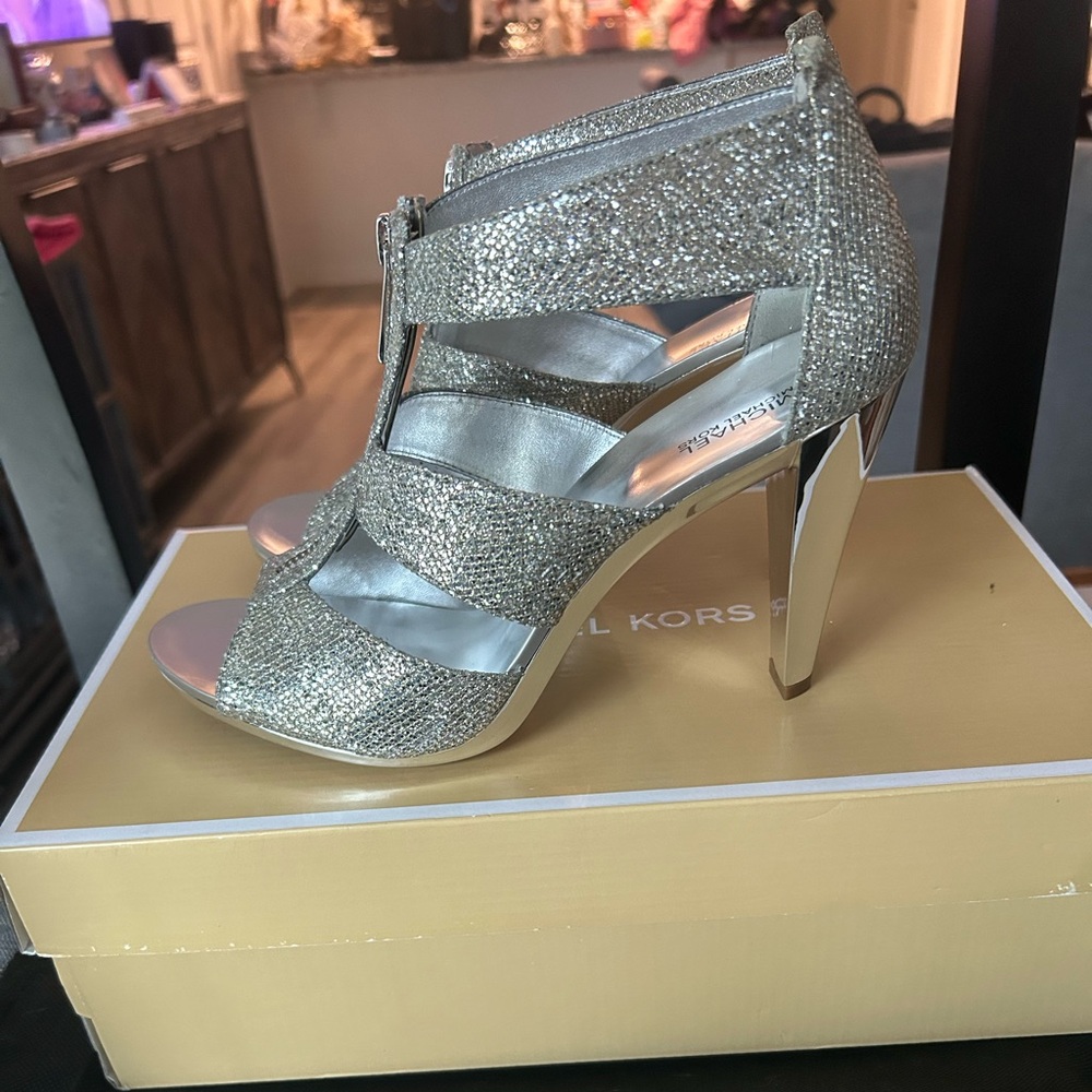 Michael Kors Silver Women's Heels